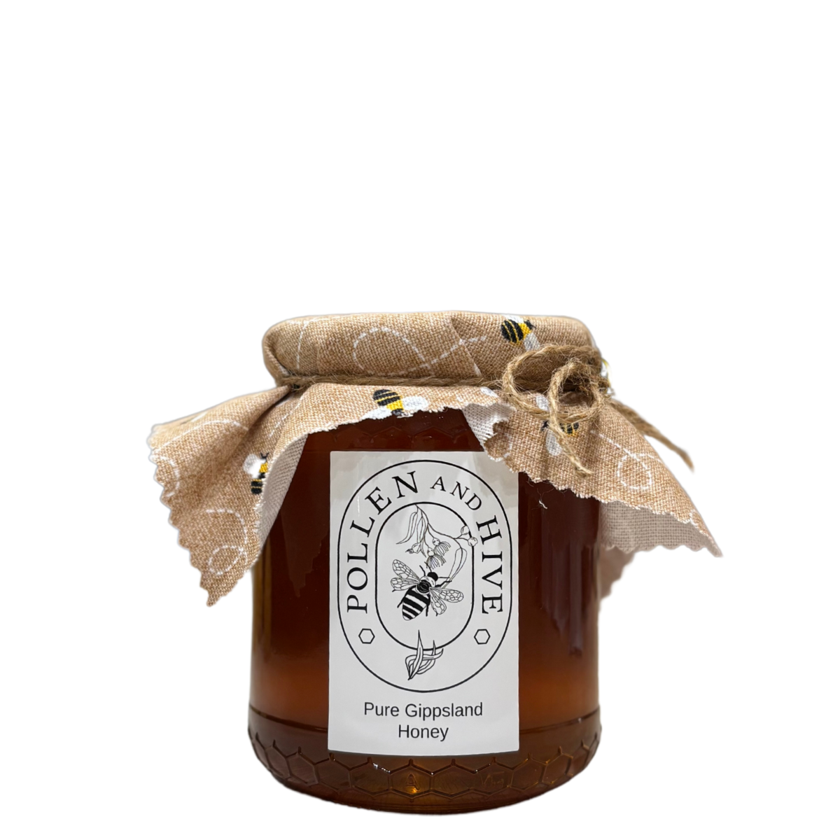 Pollen and Hive - Honey in Country Style Jar