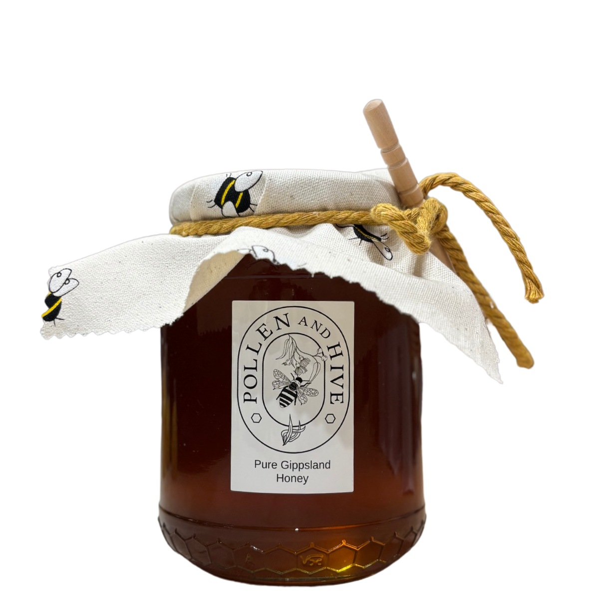 Pollen and Hive - Honey in Country Style Jar