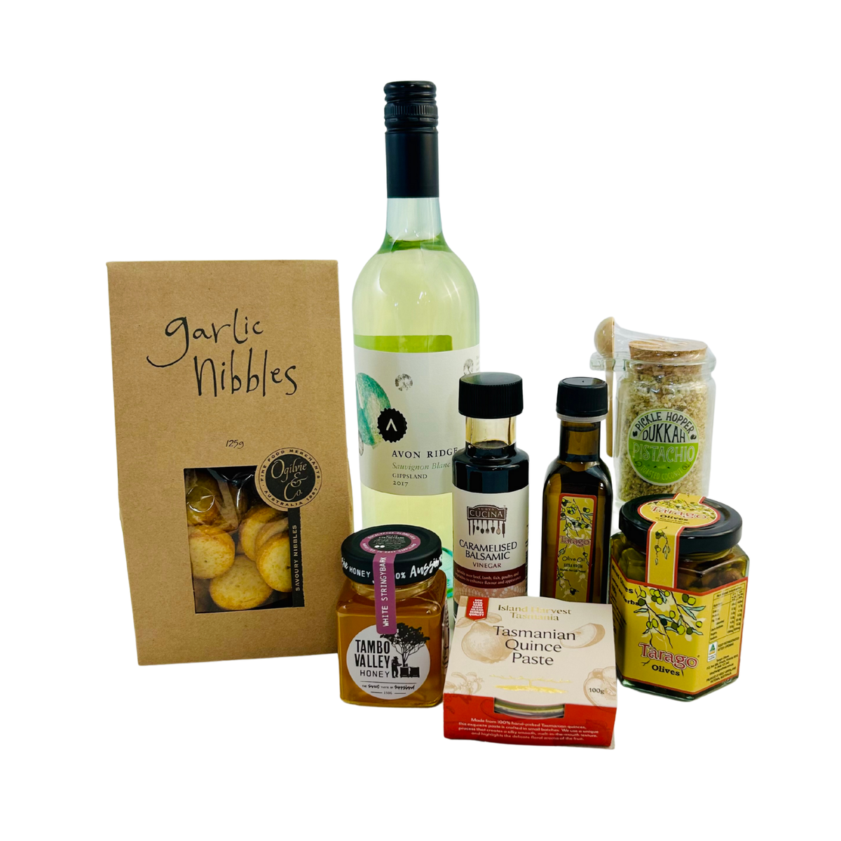 The Min Gourmet Gatherer Hamper with Wine