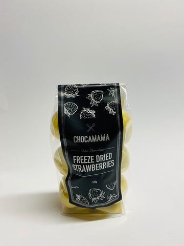 Chocamama White Chocolate Freeze Dried Strawberries